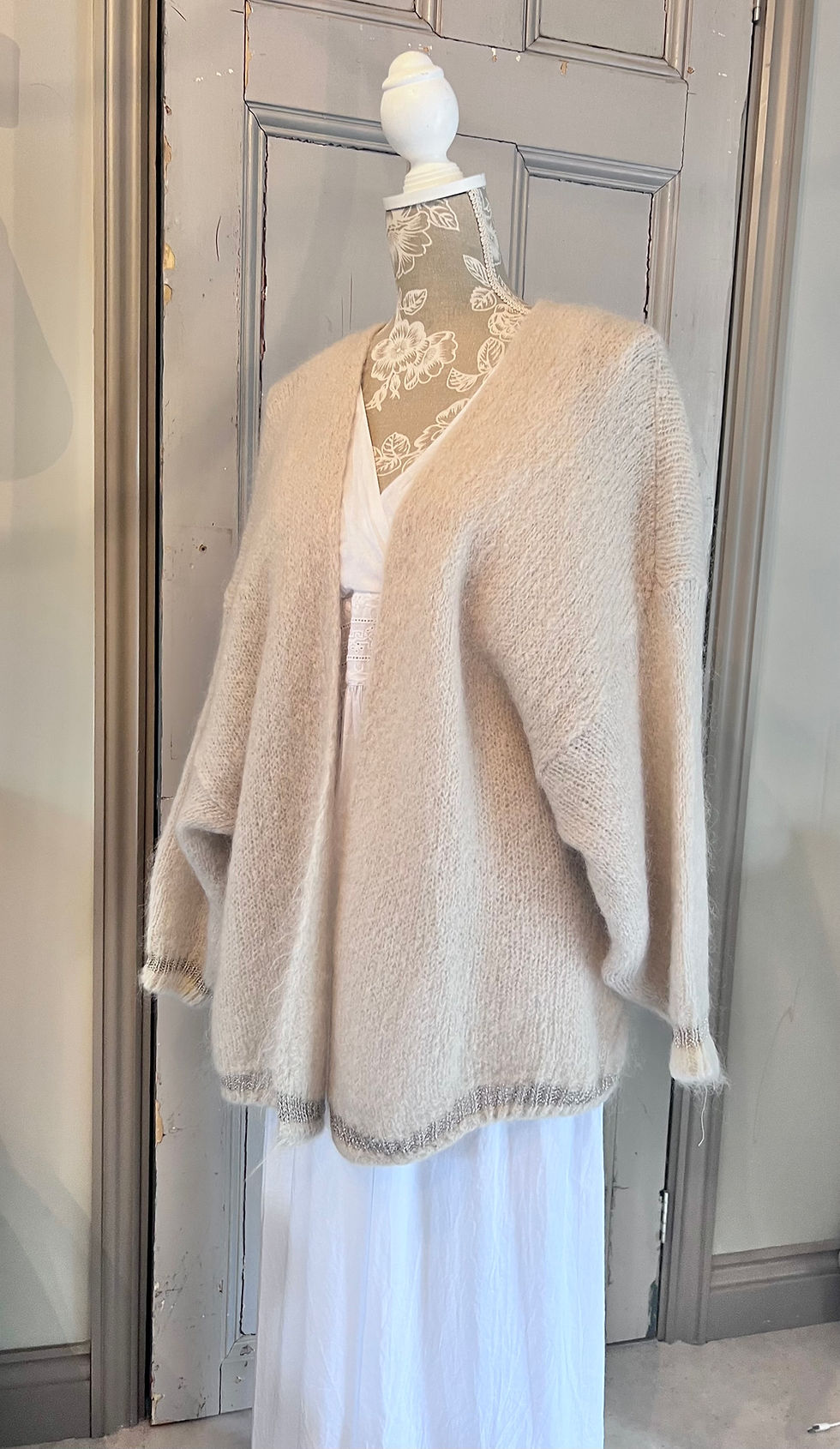 Thumbnail: Kris Anna long mohair cardigan
