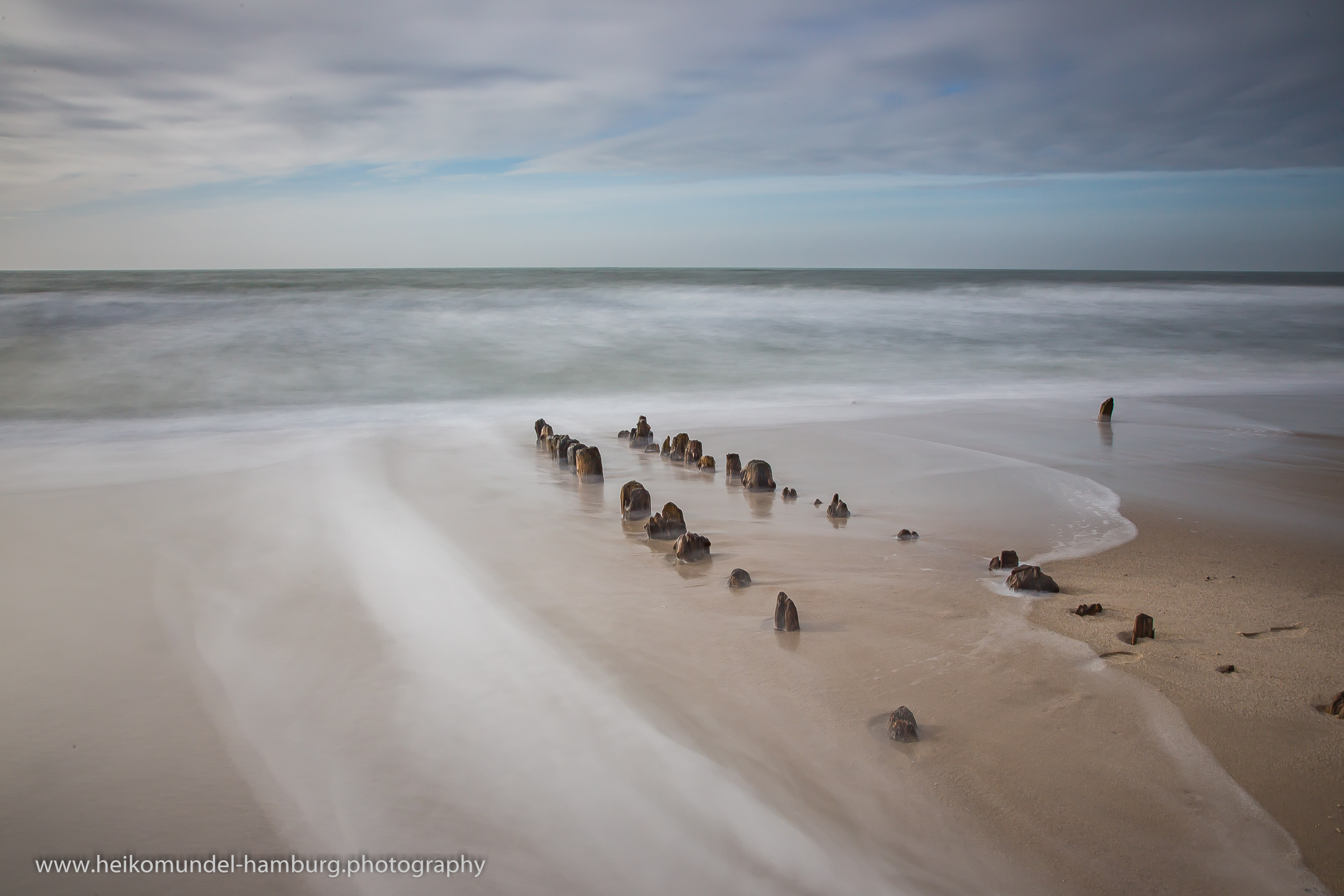 Buhnen am Strand