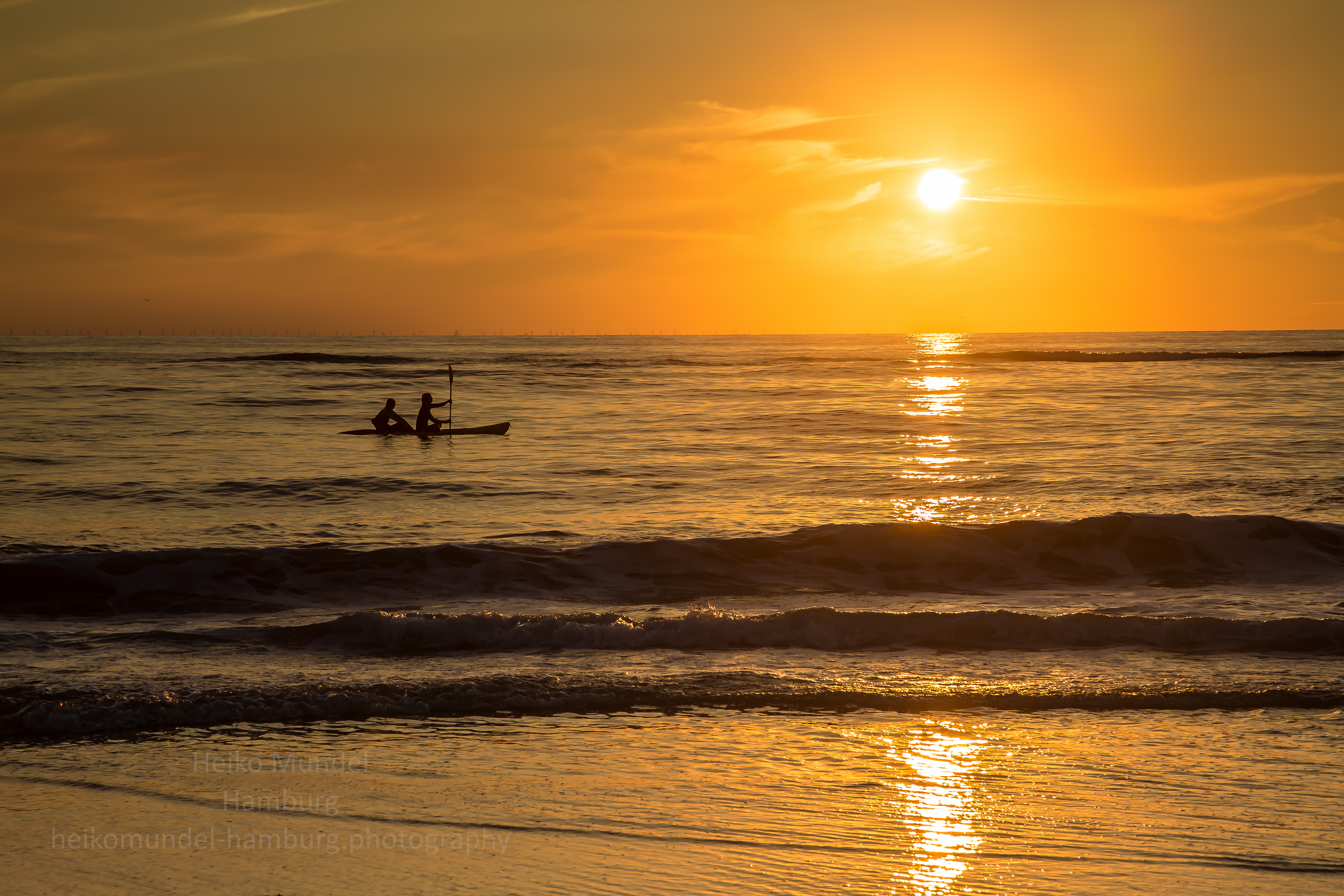 Sonnenuntergang Westerland / Sylt