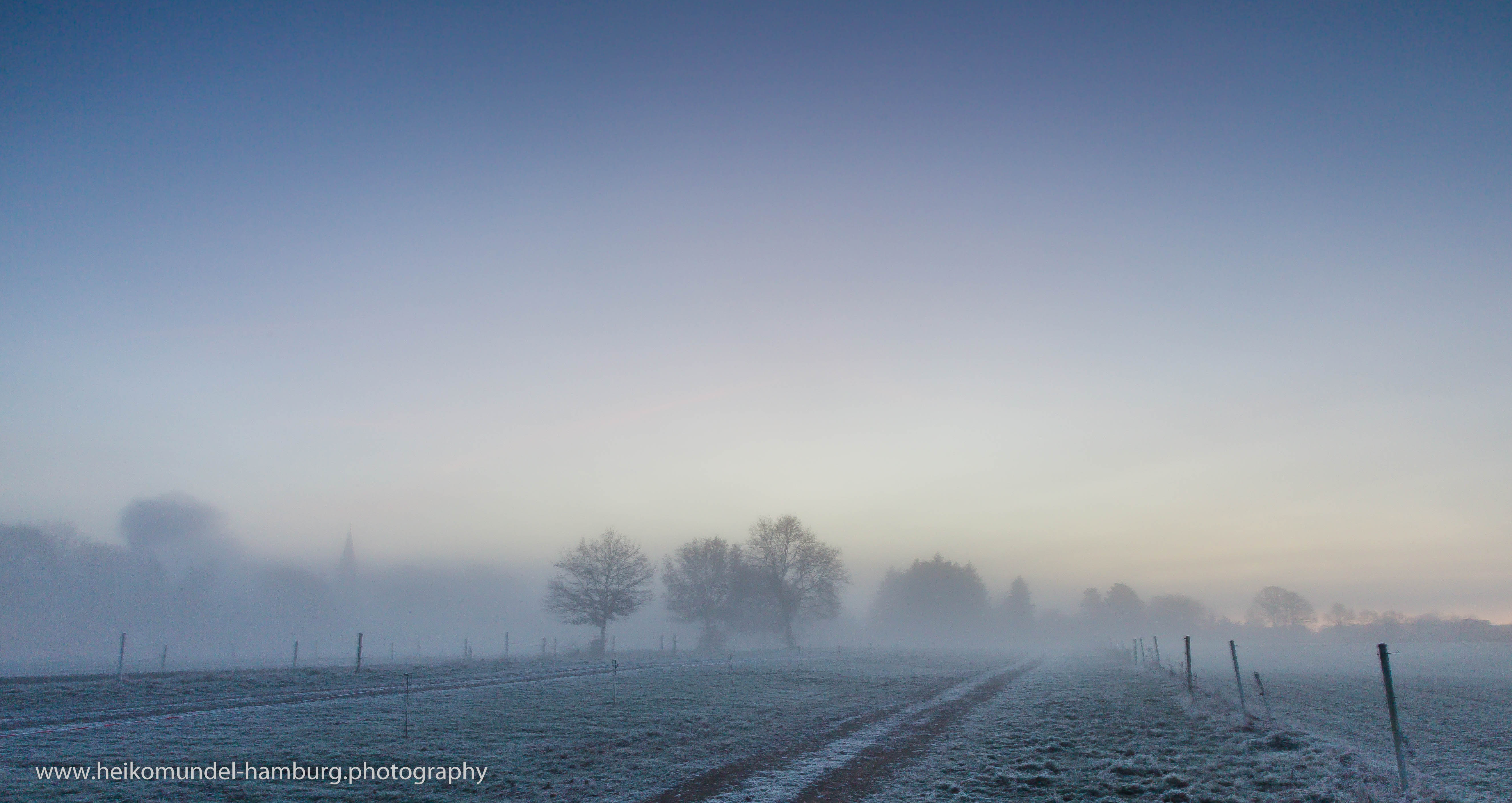 winterlicher Sonnenaufgang