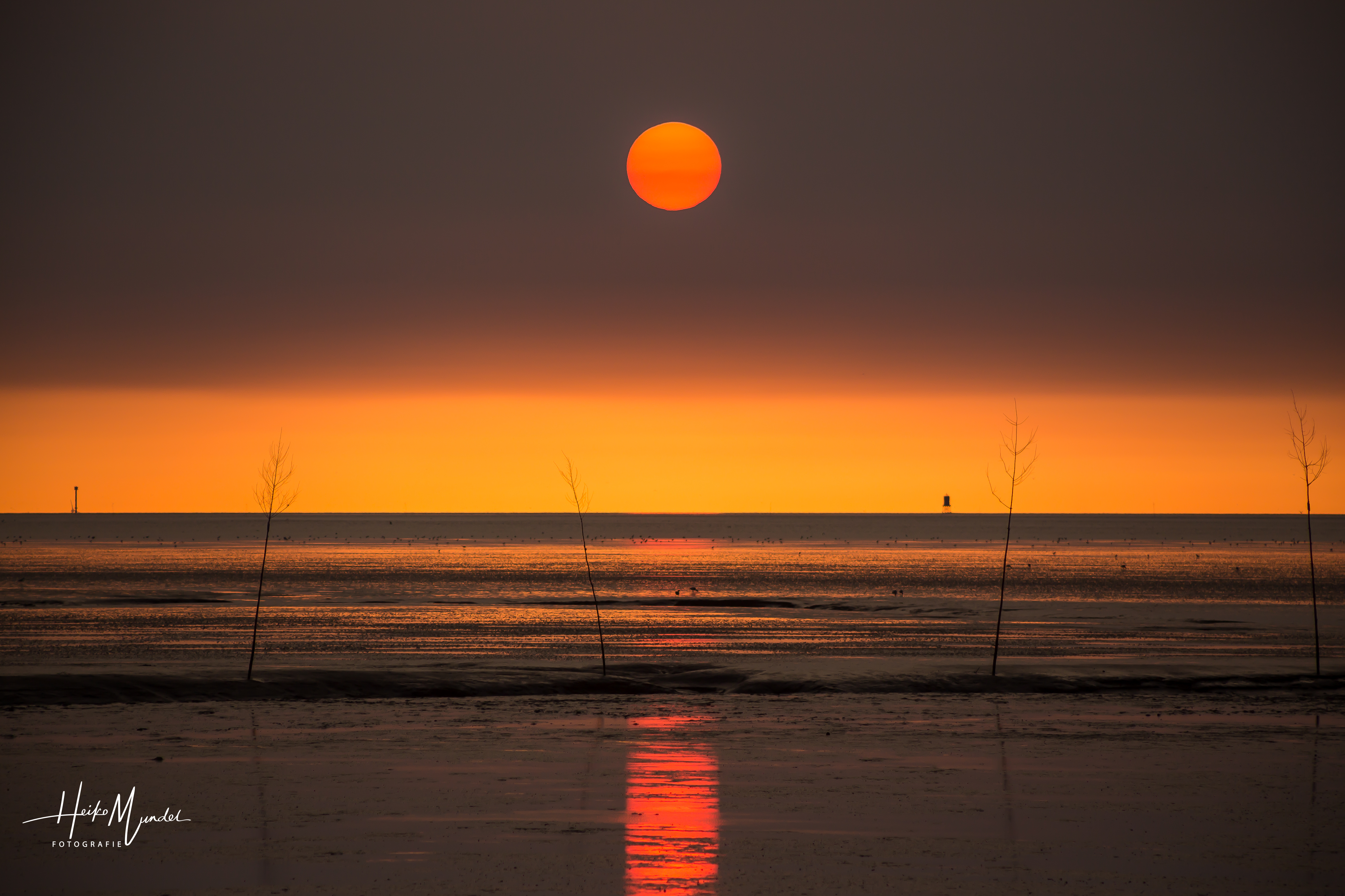Sonnenuntergang in Dorum