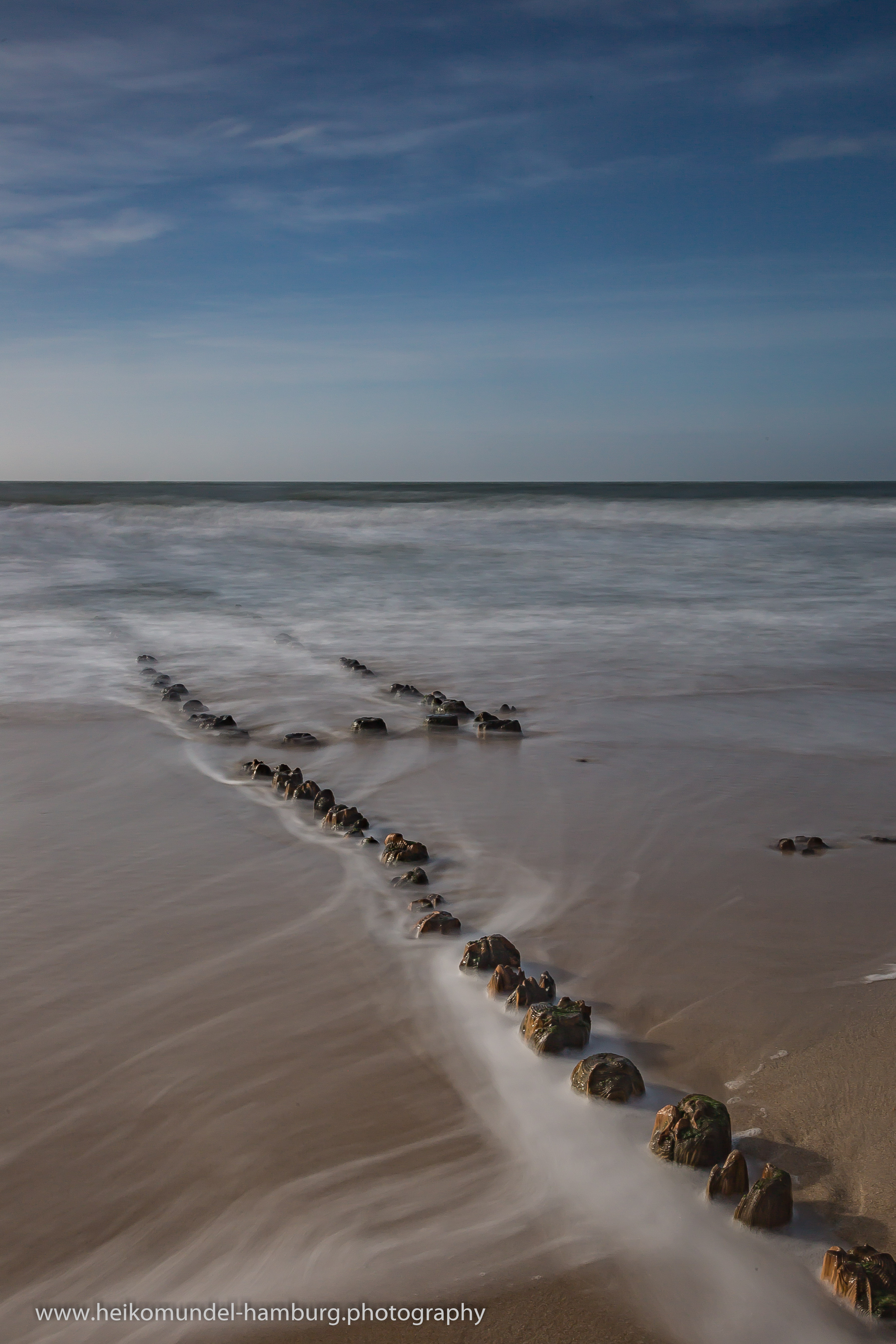 Buhne am Strand