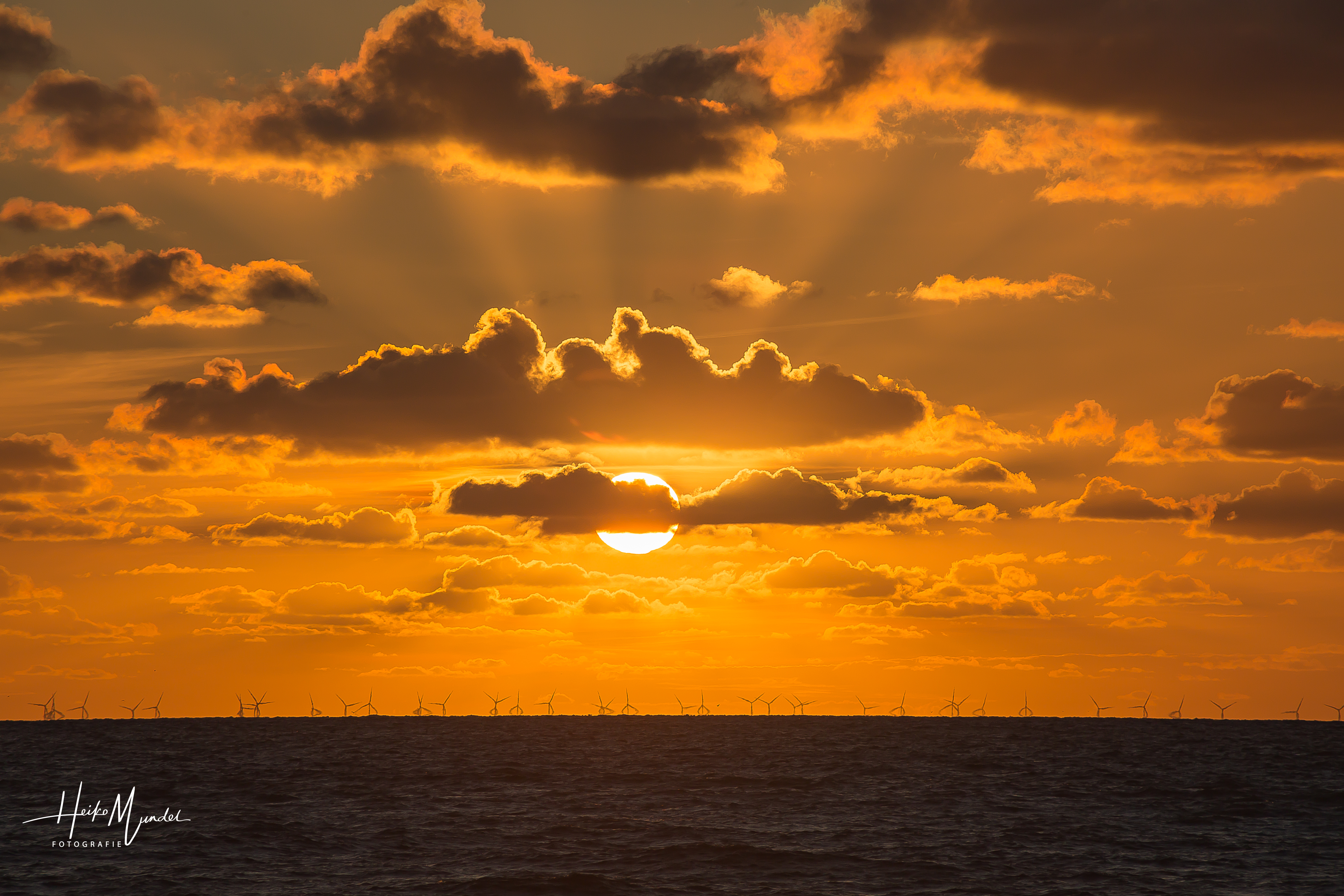 Sonnenuntergang auf Sylt