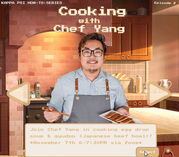 Cooking with Chef Yang Flyer