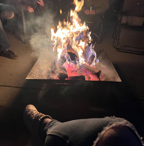 30" Square Fire Pit built with 3/16 Steel