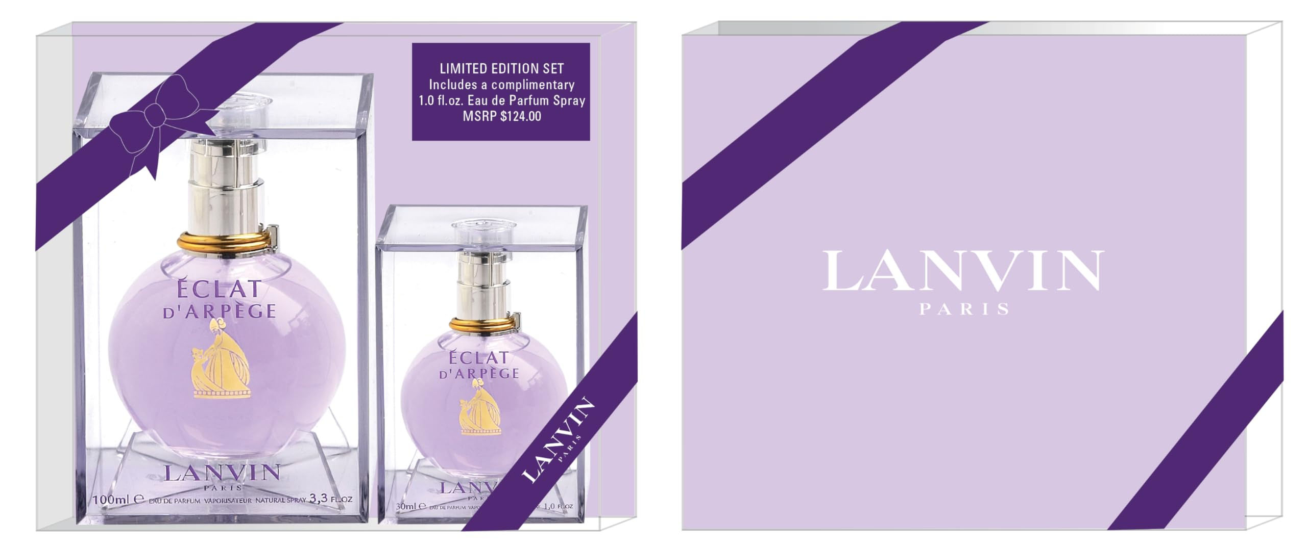 Lanvin Eclat dArpege 2 Piece Set - 3.3 fl. oz. Spray 1.0 fl. oz. Spray - Long La