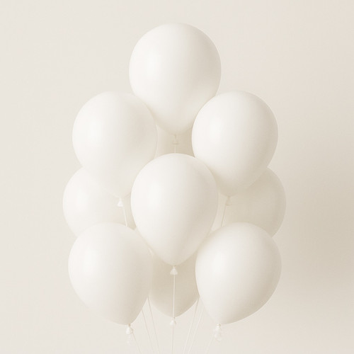 Satin White Balloon Bouquet |Guildford|Confetti Party