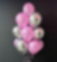 Pink silver helium balloon bouquet to buy in balloon online shop in Guildofrd