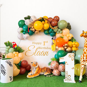 Safari theme decoration with the best balloon company in Guildford