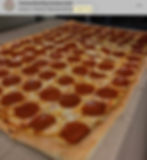 Sheet pepperoni pizza