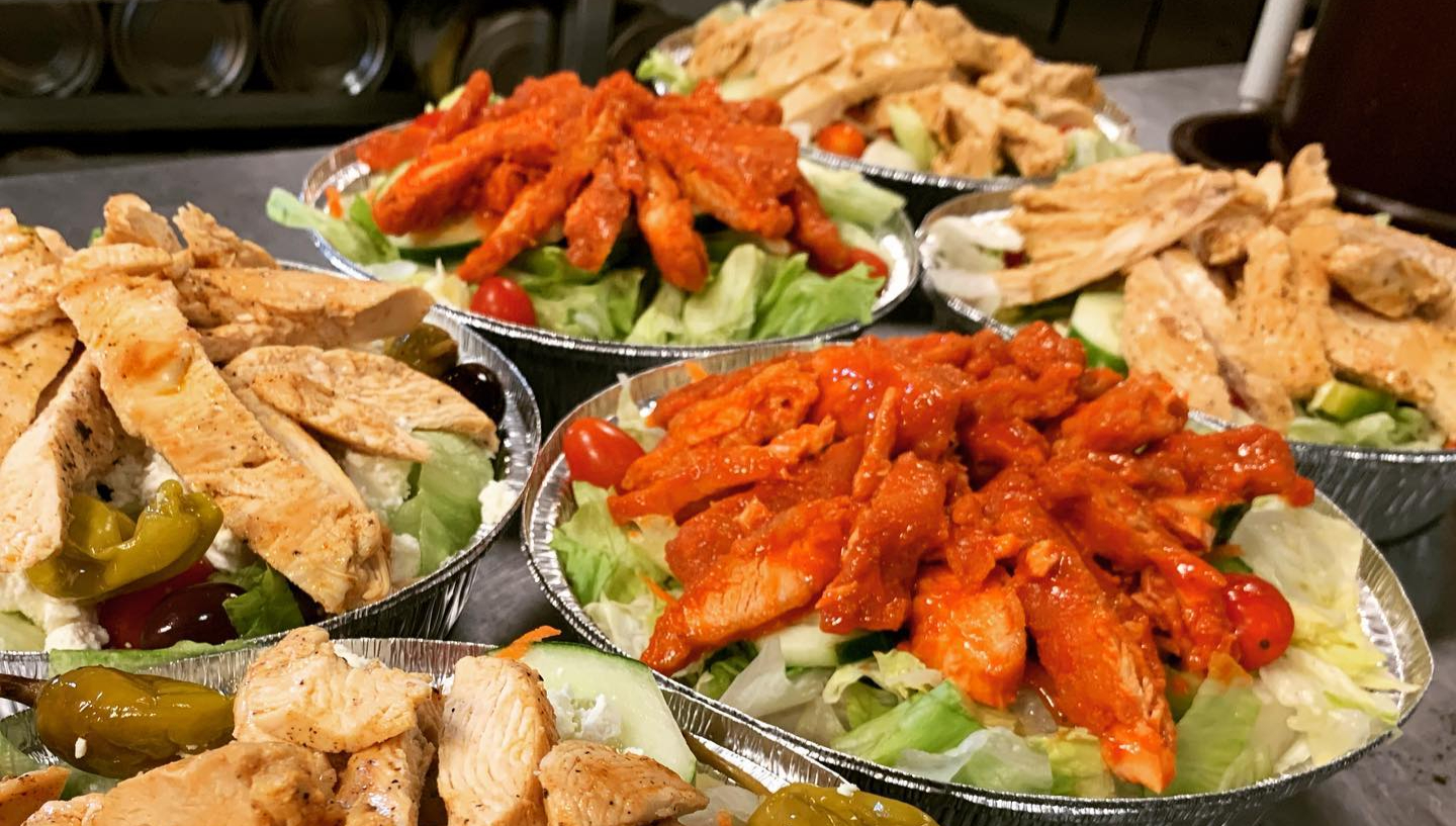 Arranged Food and Objects