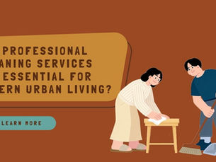 Why Professional Cleaning Services Are Essential for Modern Urban Living?