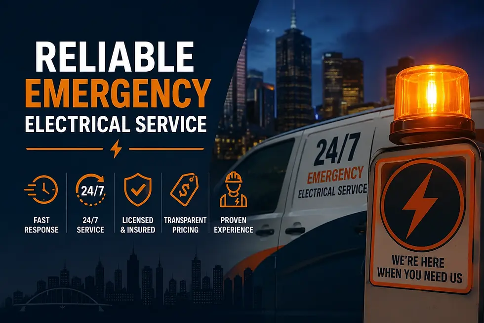 Reliable Emergency Electrical Service in Melbourne