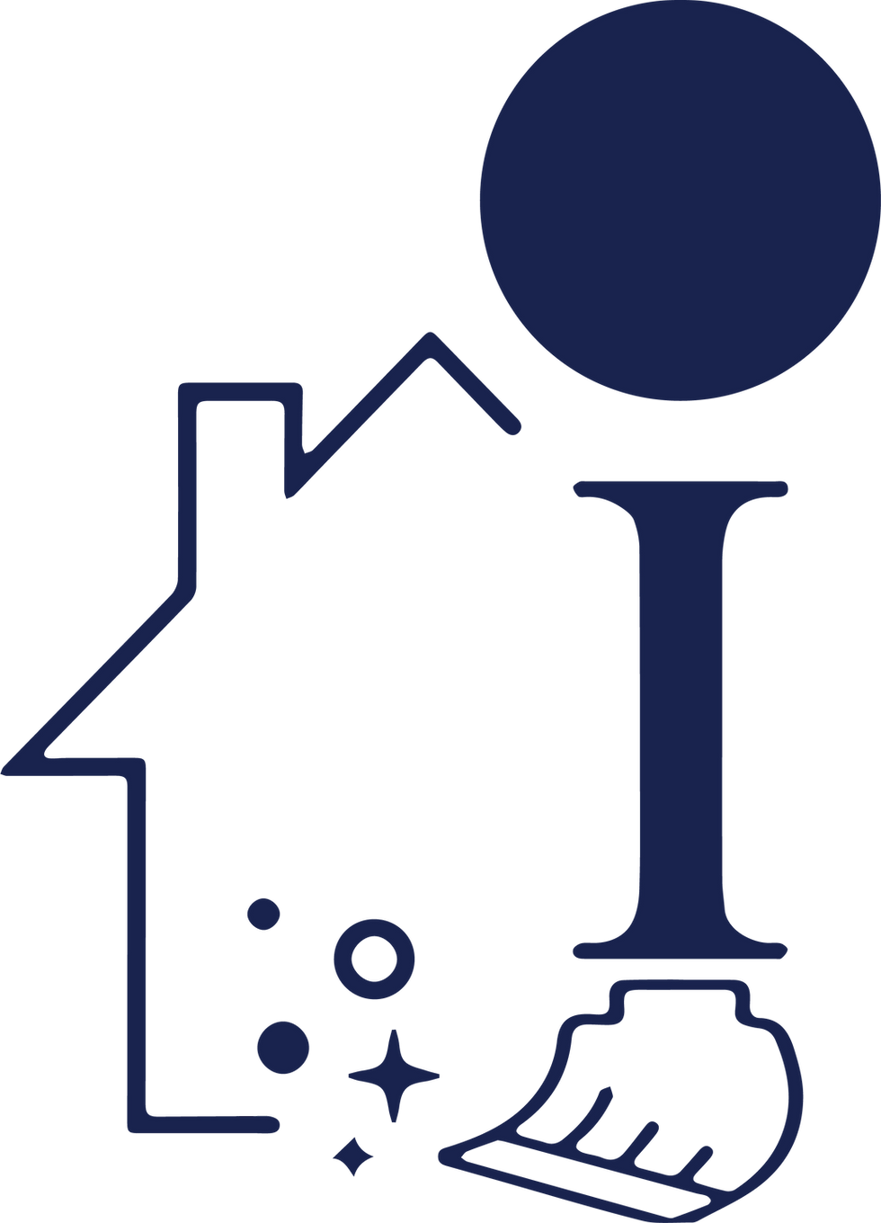 Izzy Cleaning logo Blue 