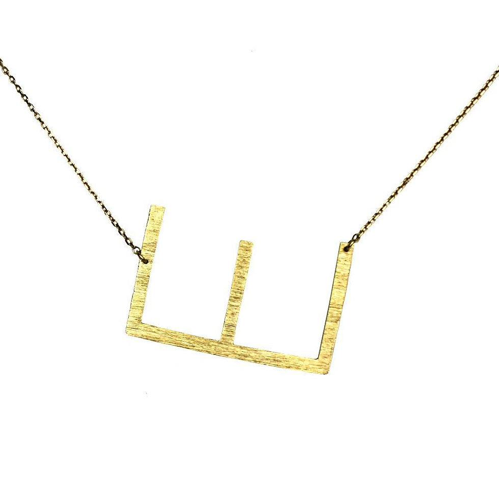 Thumbnail: Initial Necklace Monogram Collection