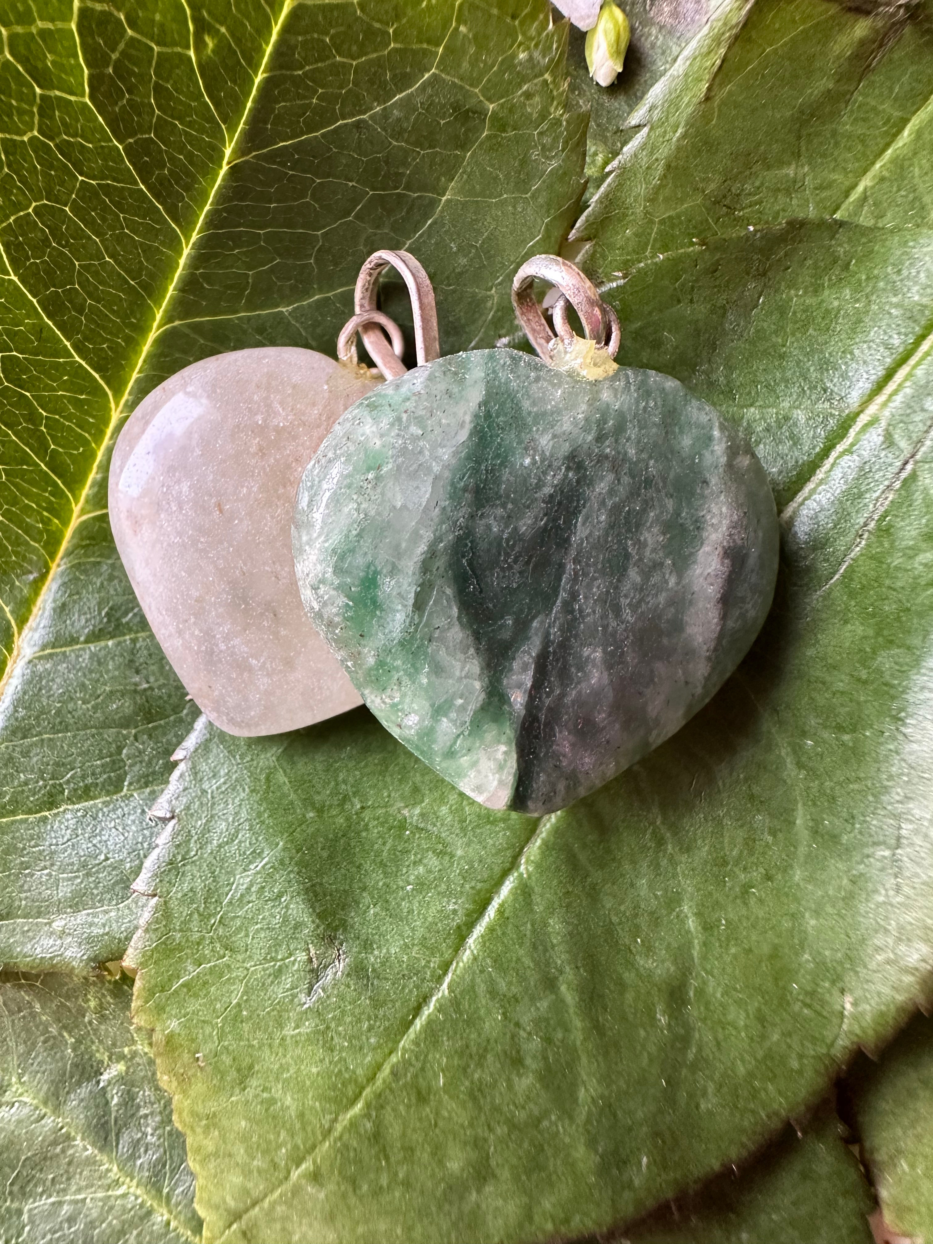 Green Aventurine Heart Pendant