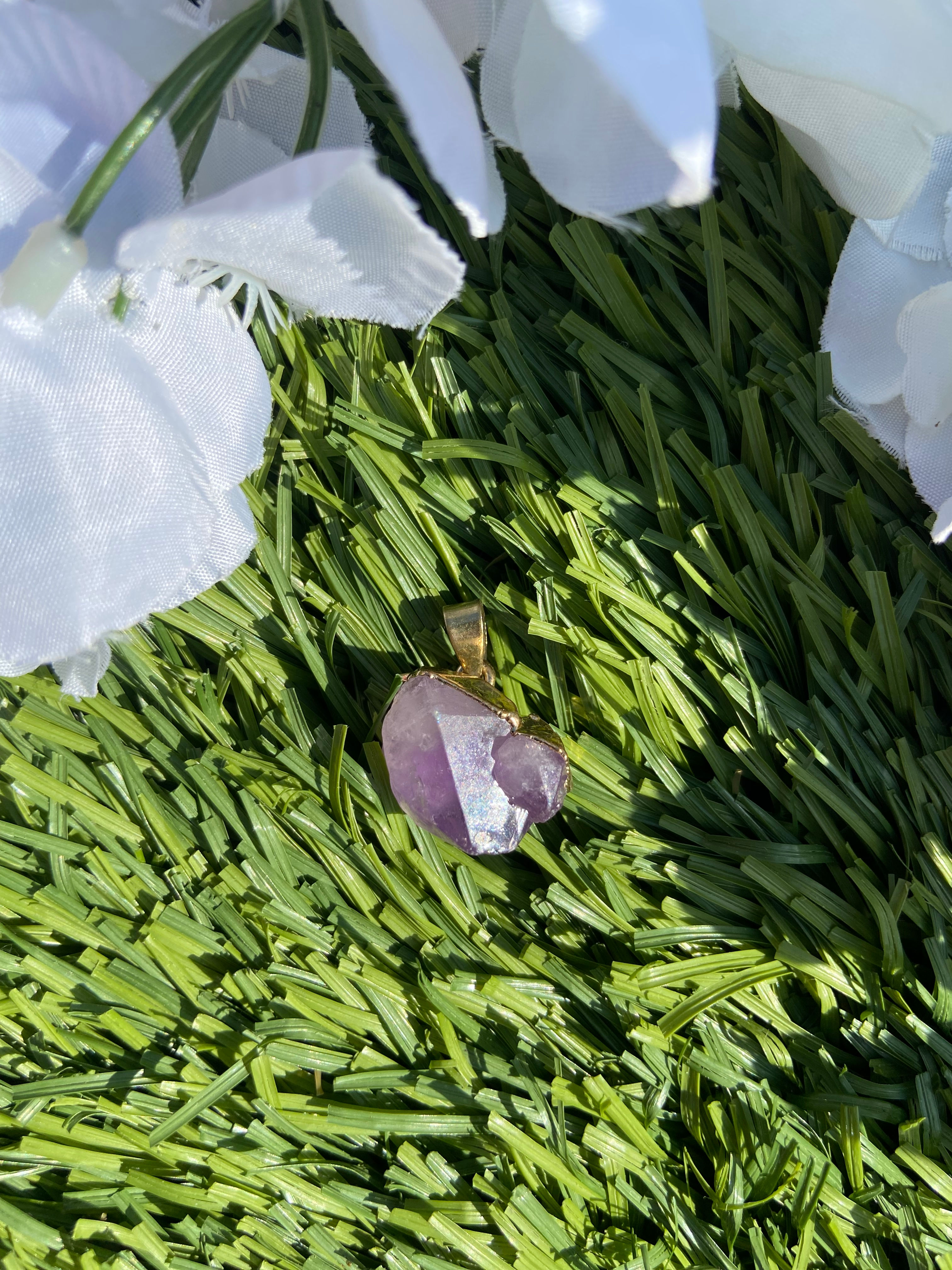 Amethyst Raw Pendant