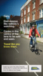 Travel Like You Know Them. Road positioning when cycling. The primary position.