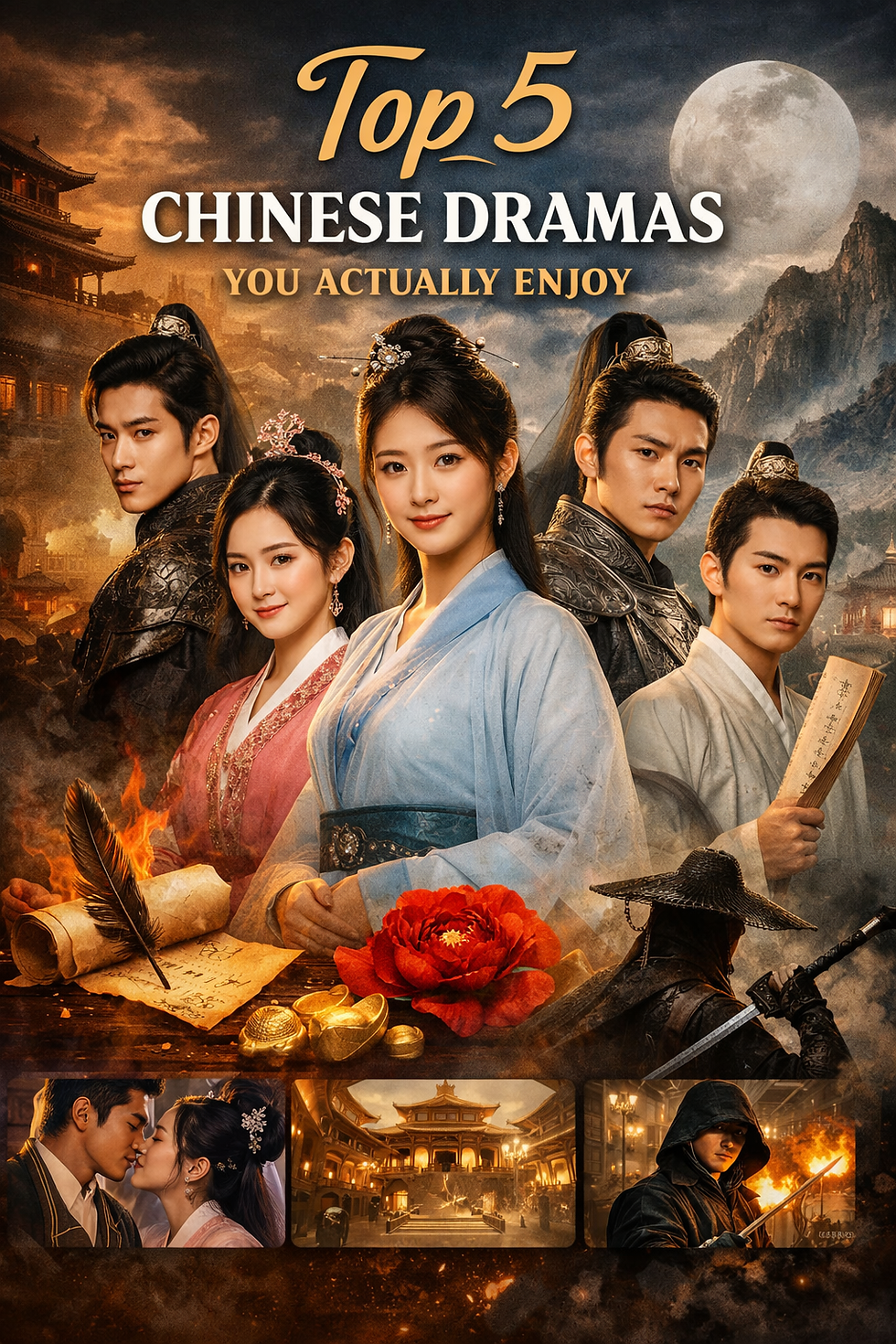 🎬 Top 5 Chinese Dramas You Actually Enjoy (No Hype, Just Real Opinions)