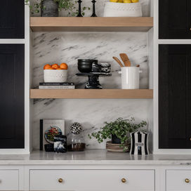 Kitchen at the Campbell Rd project, designed by Mandy Drew Interiors, Tampa Bay interior designer