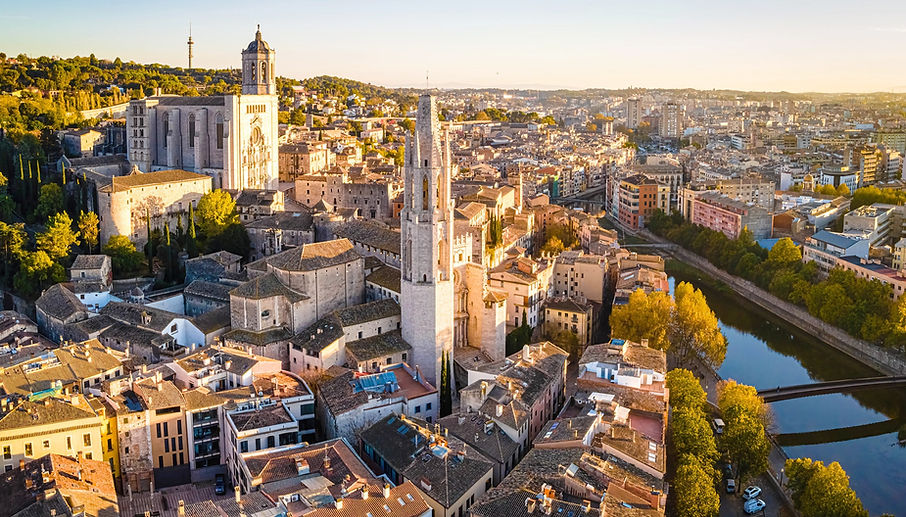 The city of Girona in the Costa Brava