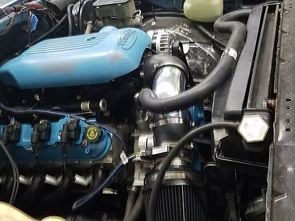 A super cool patina c10 we did a ls swap