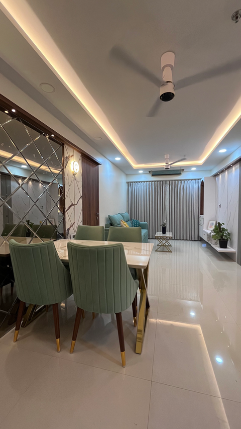 Ghatkopar 2-BHK living room