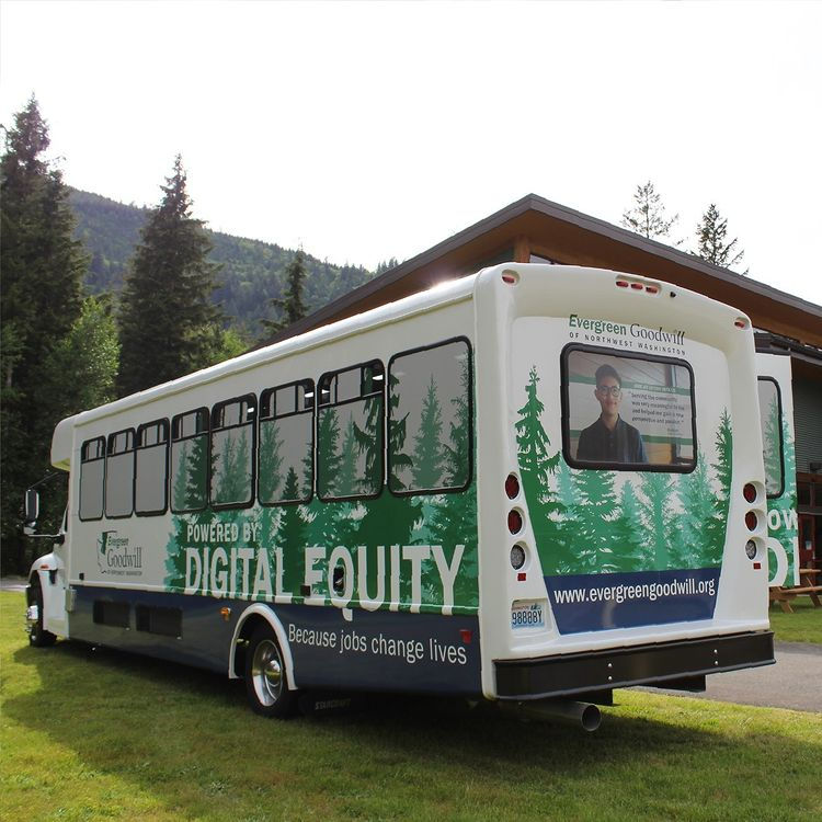 Evergreen Goodwill Digital Equity Bus