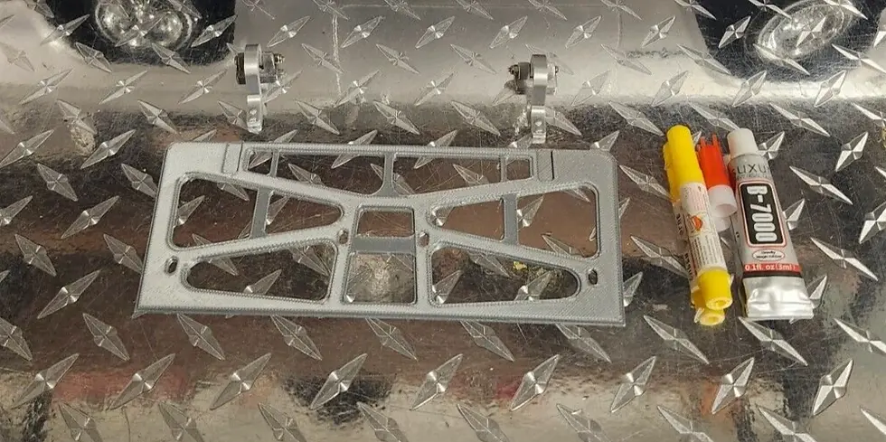 Thumbnail: Sac City RC Trunk Reinforcement Support & Hinge Kit Redcat Sixtyfive Lowrider