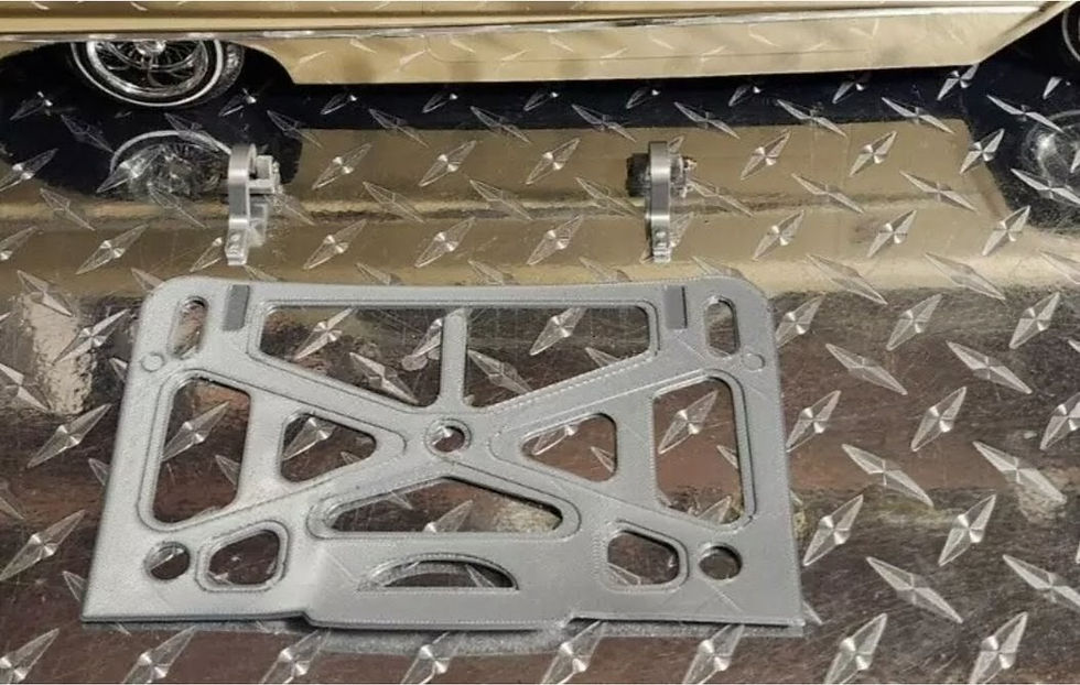 Thumbnail: Sac City RC Trunk Reinforcement Support & Hinge Kit Redcat Sixtythree Lowrider