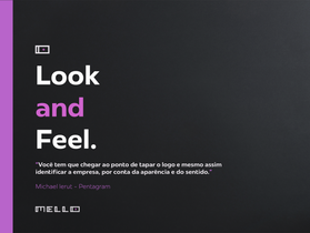 // O Look and Feel da sua marca