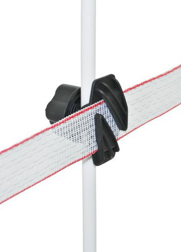 B2F Round Post Insulator for Up To 40mm Tape 10/PK 