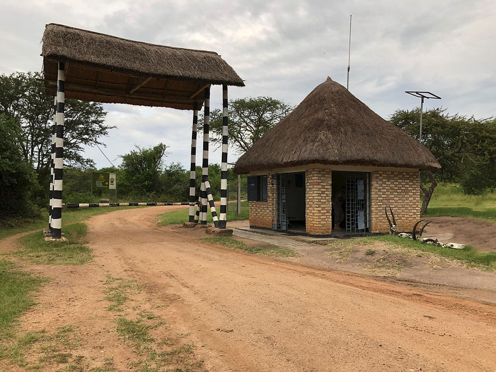 Entrance gate for a 3-Day Lake Mburo Wildlife Safari