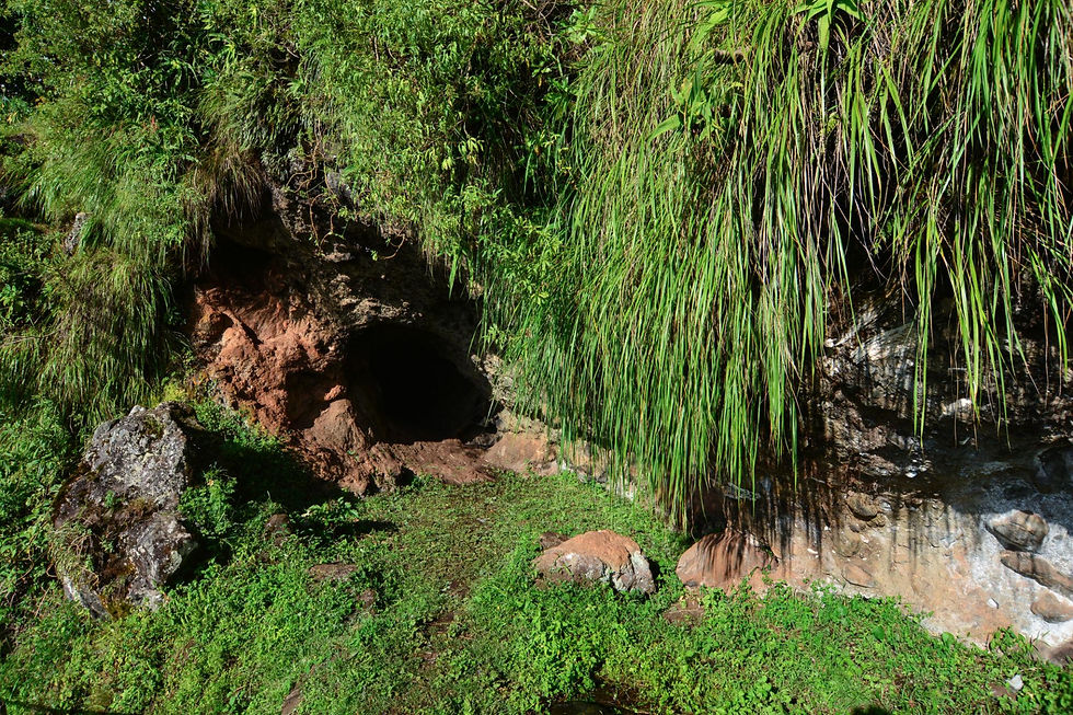 Small cave entrance during a Mount Elgon Adventure Safari