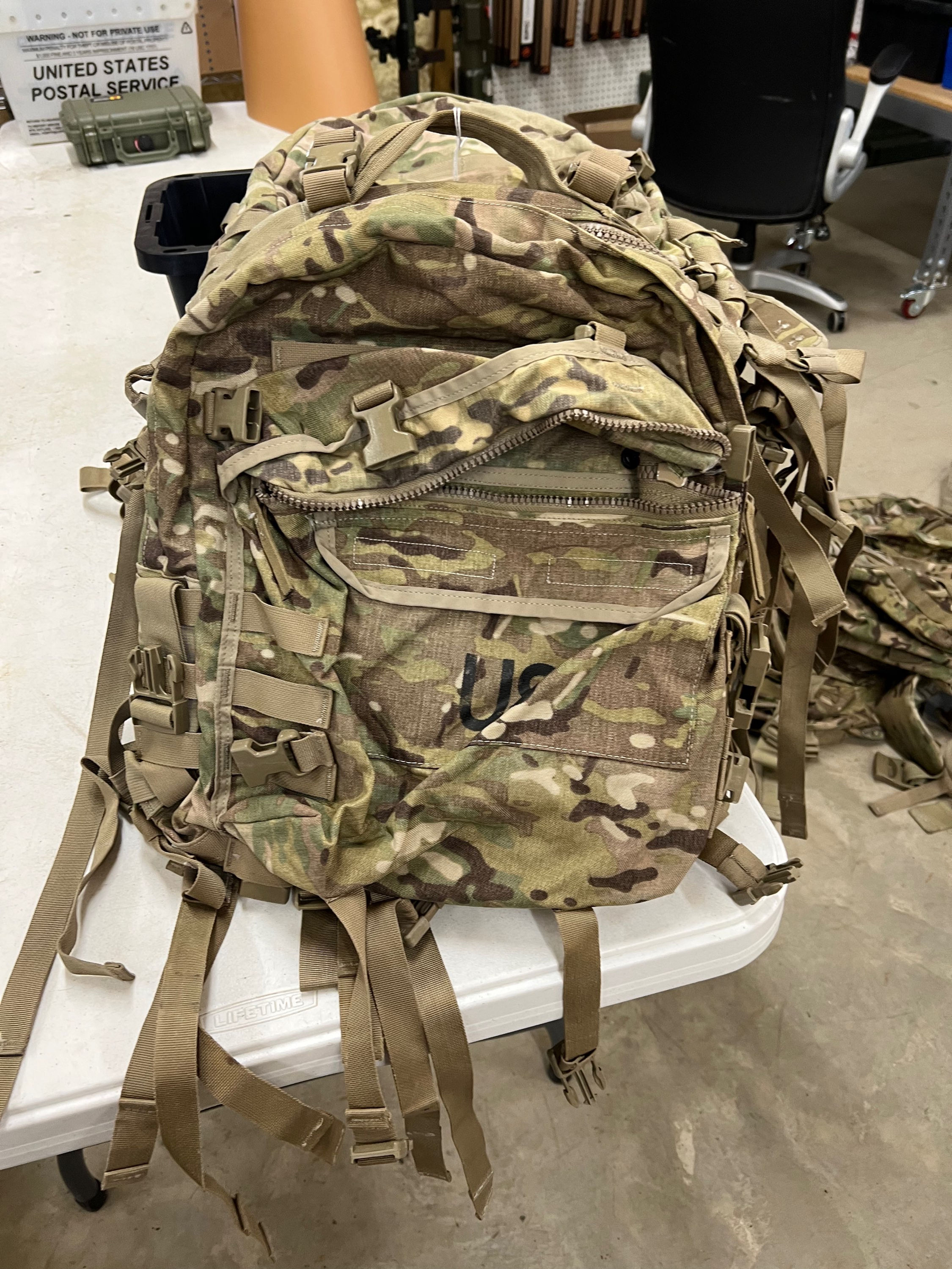 US MOLLE II assault pack multicam 