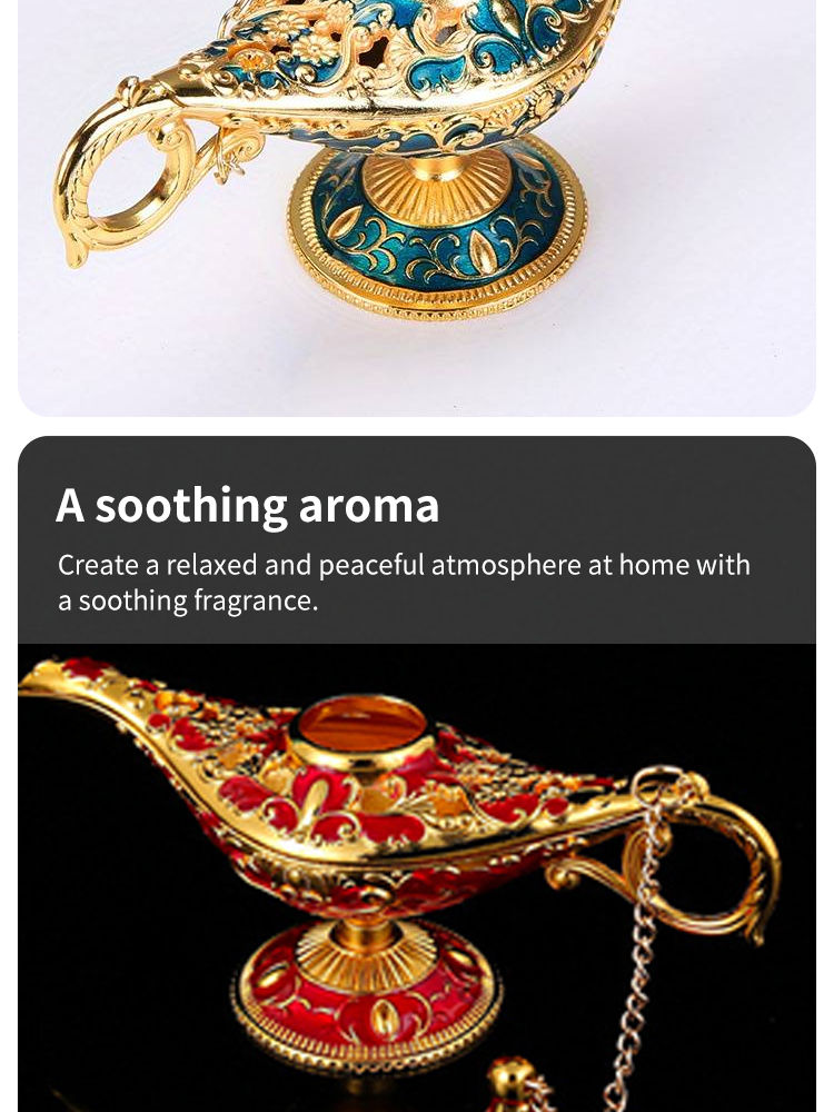 Miniatura: Aladdin Lamp Desktop Crafts Ornament Living Room Study Room Bedroom Decoration H