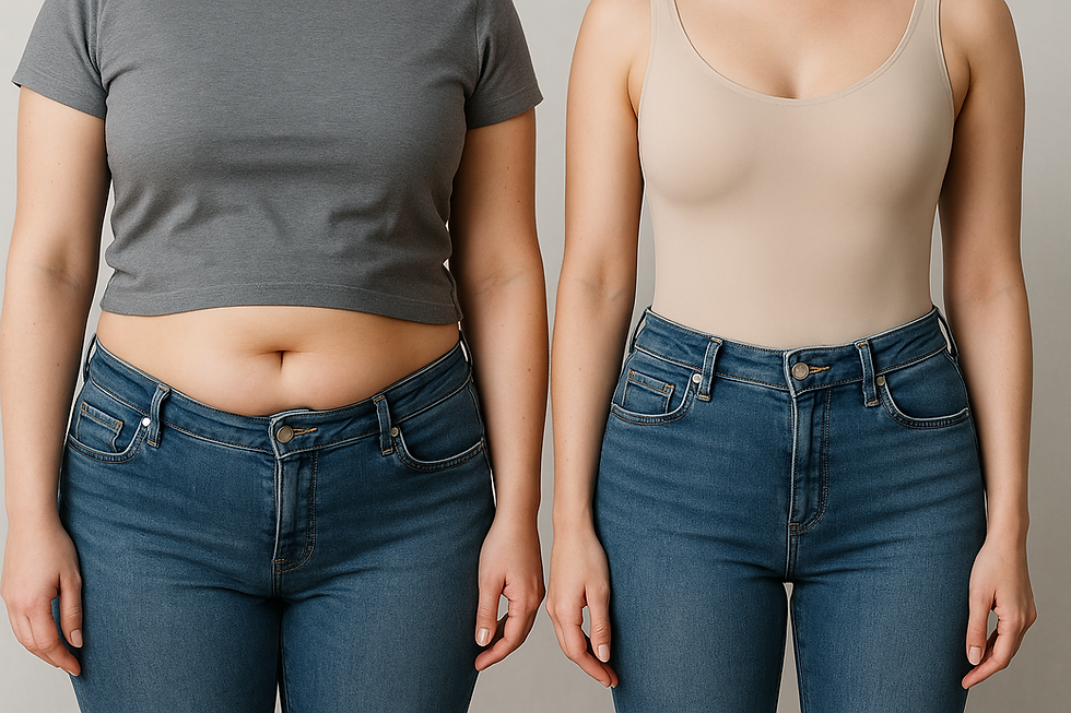 muffin top loswerden
