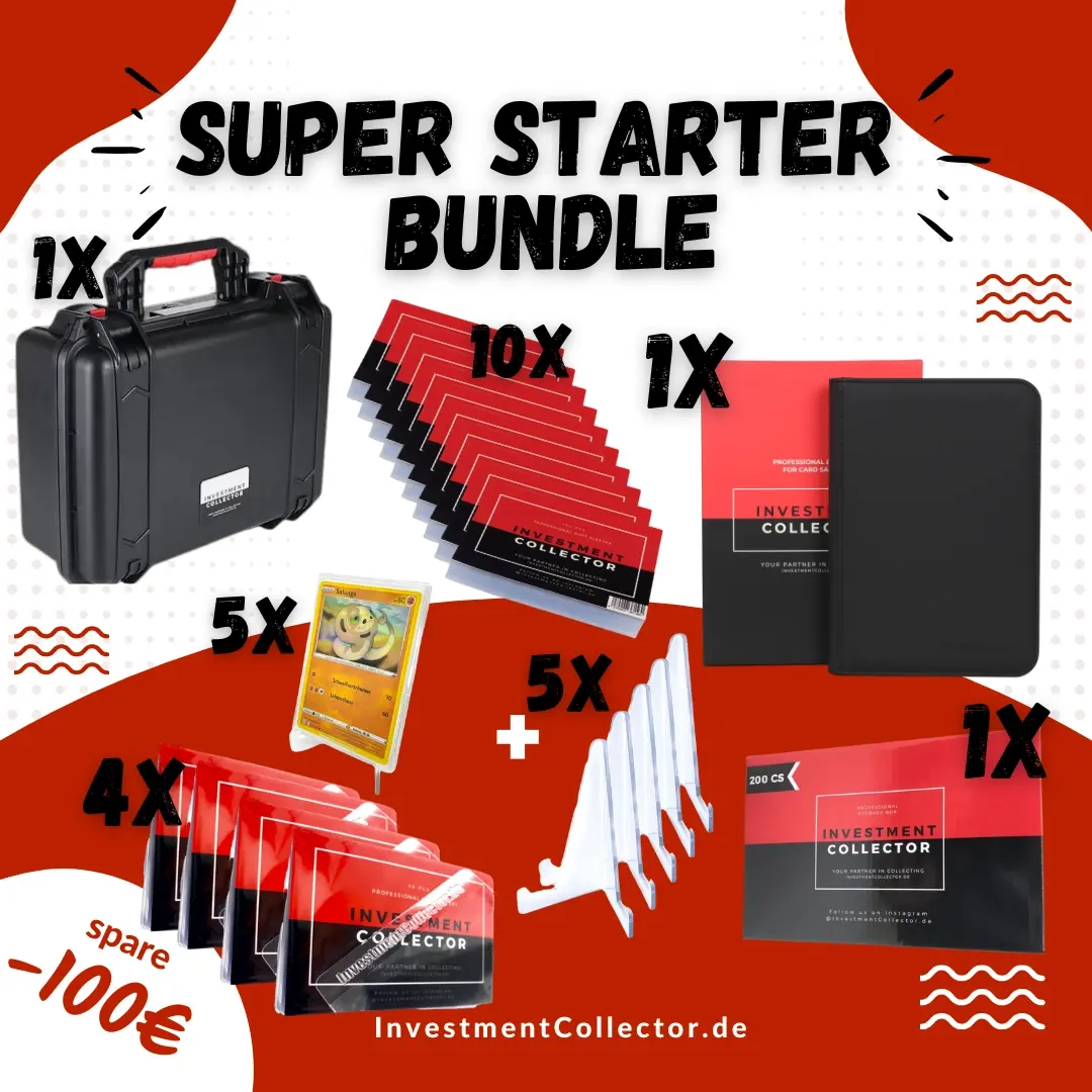 super starter bundle sammelkarten zubehör sparset