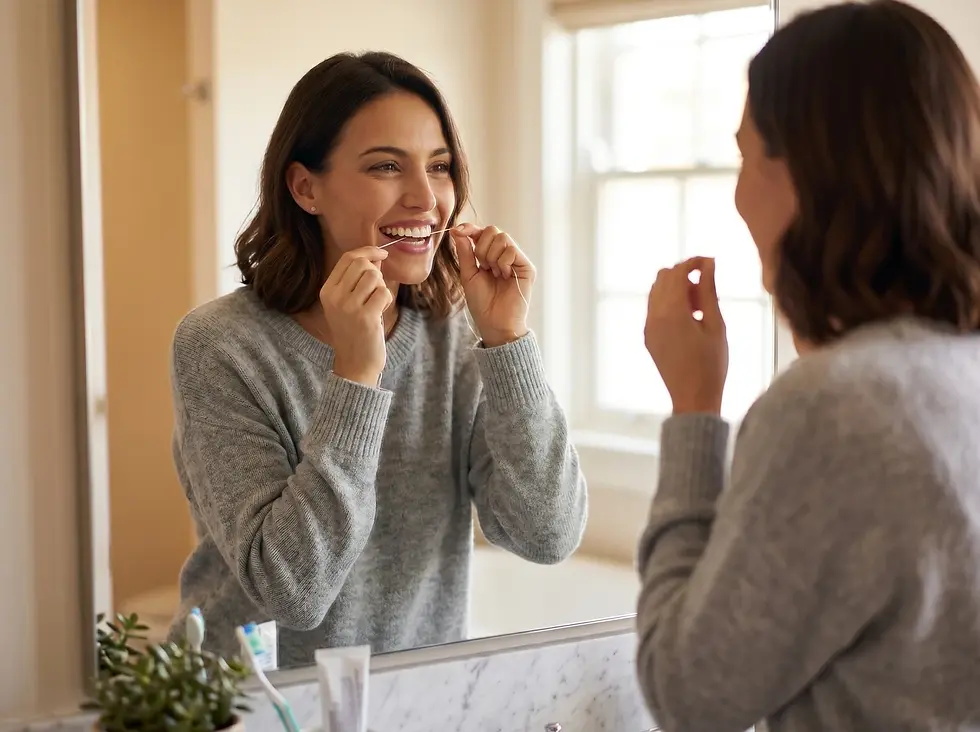 zahnpflege zahnseide