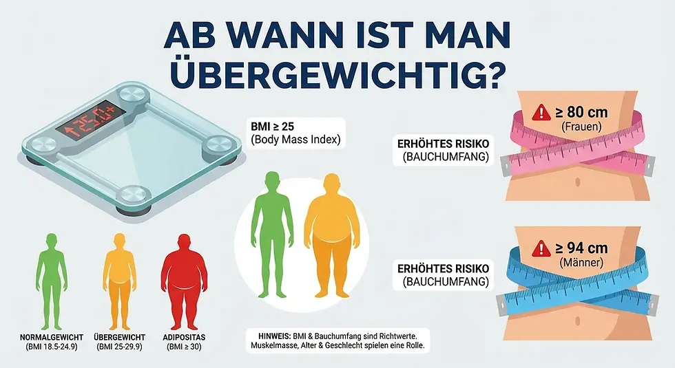 Ab wann ist man übergewichtig