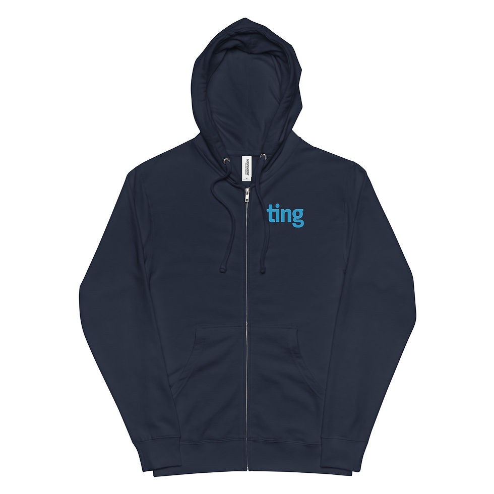 Thumbnail: Ting fleece zip up hoodie