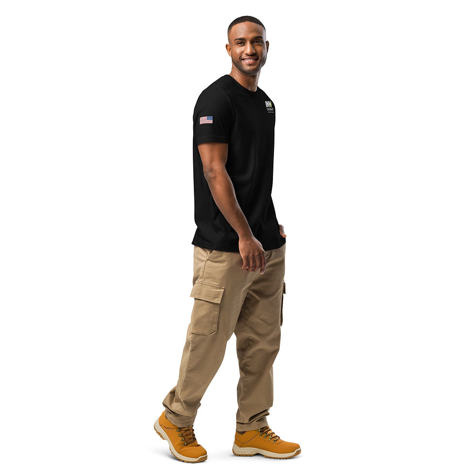 Thumbnail: inw t-shirt black with flags