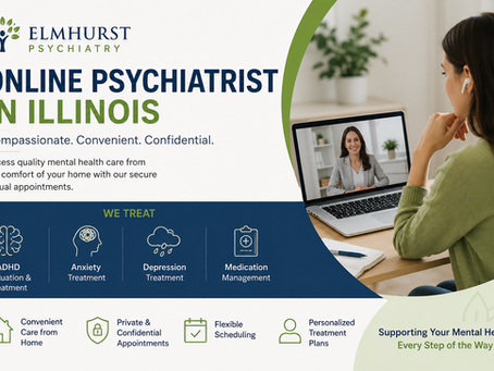 Online Psychiatrist in Illinois: Convenient Mental Health Care From Home