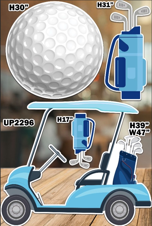 UP2296 4ft golf cart and ball