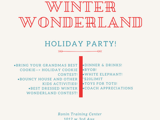 Save The Date: Ronin's Annual Holiday Party!