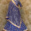 Thumbnail: Navy Blue Semi Art Silk Zari Work Lehenga Choli