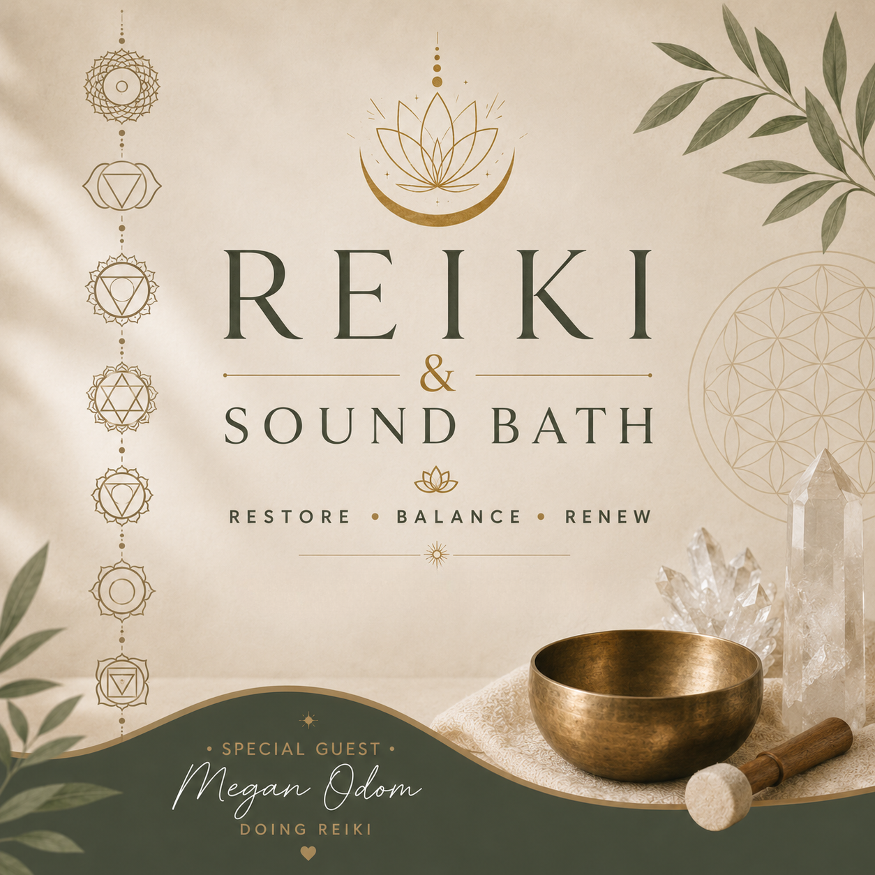 Reiki & Sound Bath feat. Megan & Valeria — Singing Bowls of the Rockies, Colorado Springs