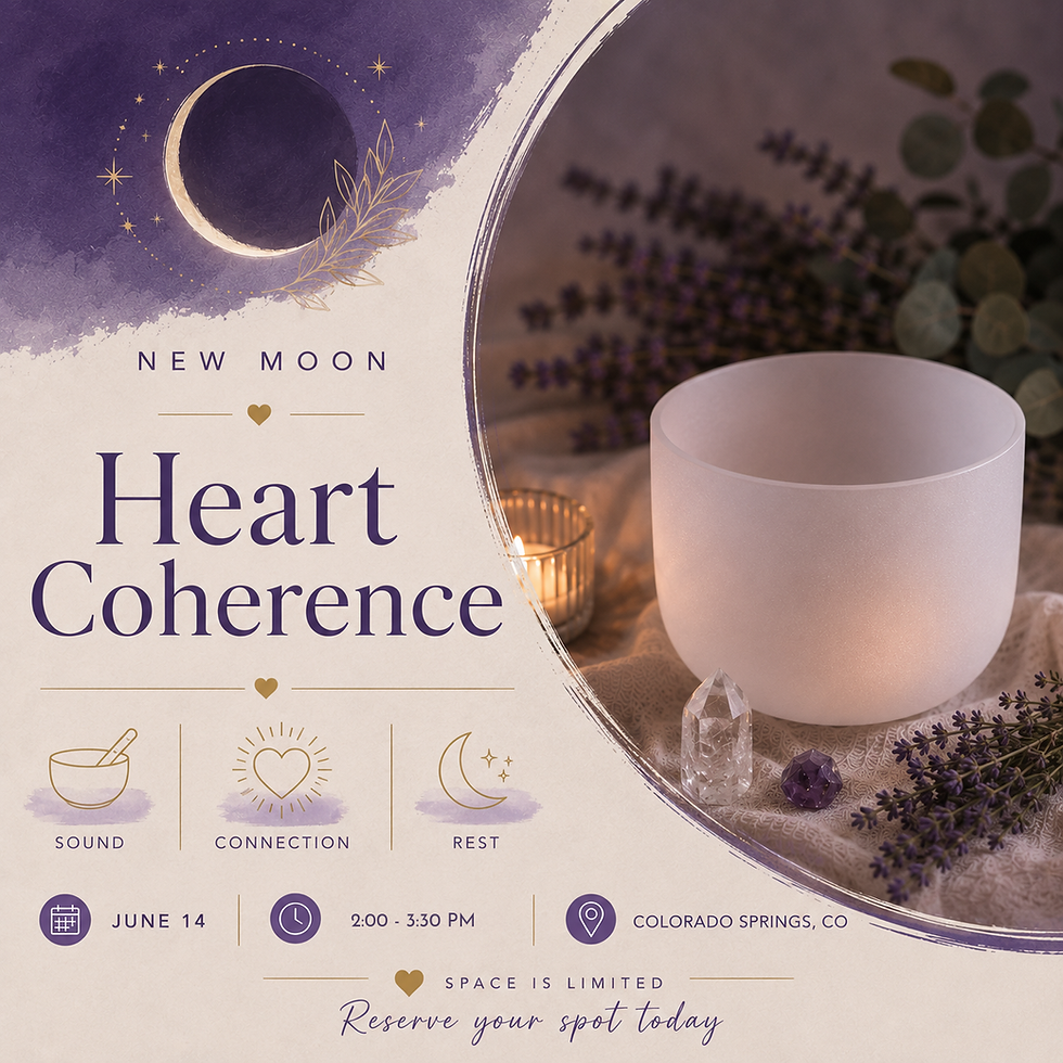 Heart Coherence: A New Moon Sound Bath for Breath, Connection & Renewal