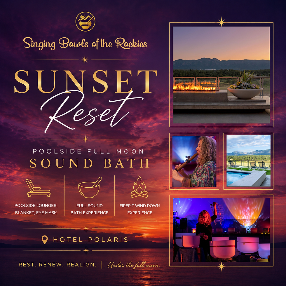 Sunset Reset: Poolside Full Moon Sound Bath