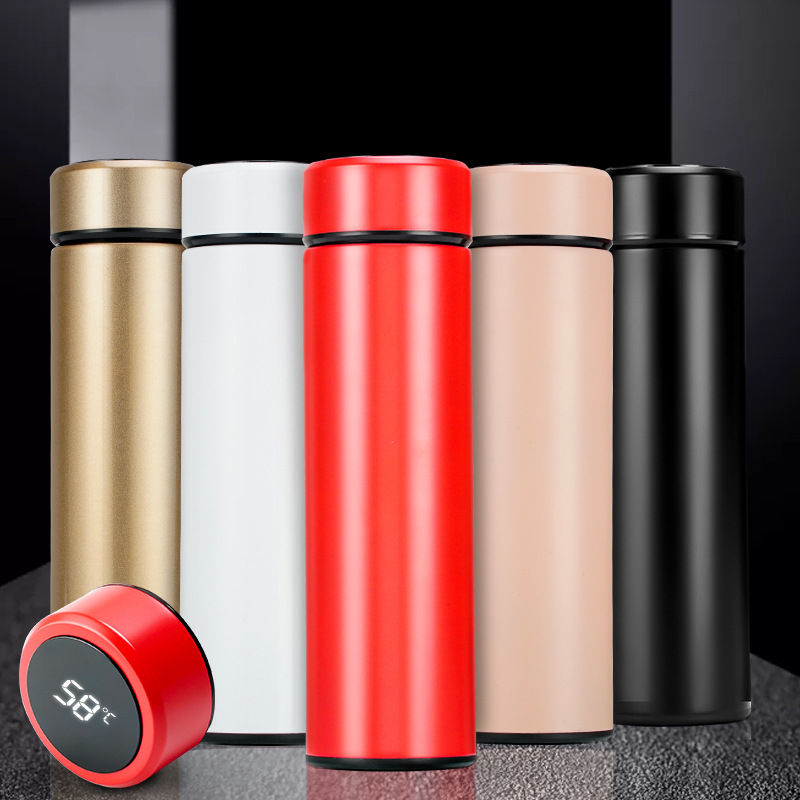 Thumbnail: LED Temperature Display Thermos Bottle